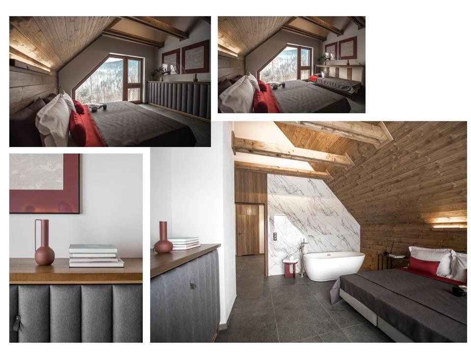 Aspen Deluxe Residence & Aspen Cottage Międzybrodzie Bialskie Екстериор снимка